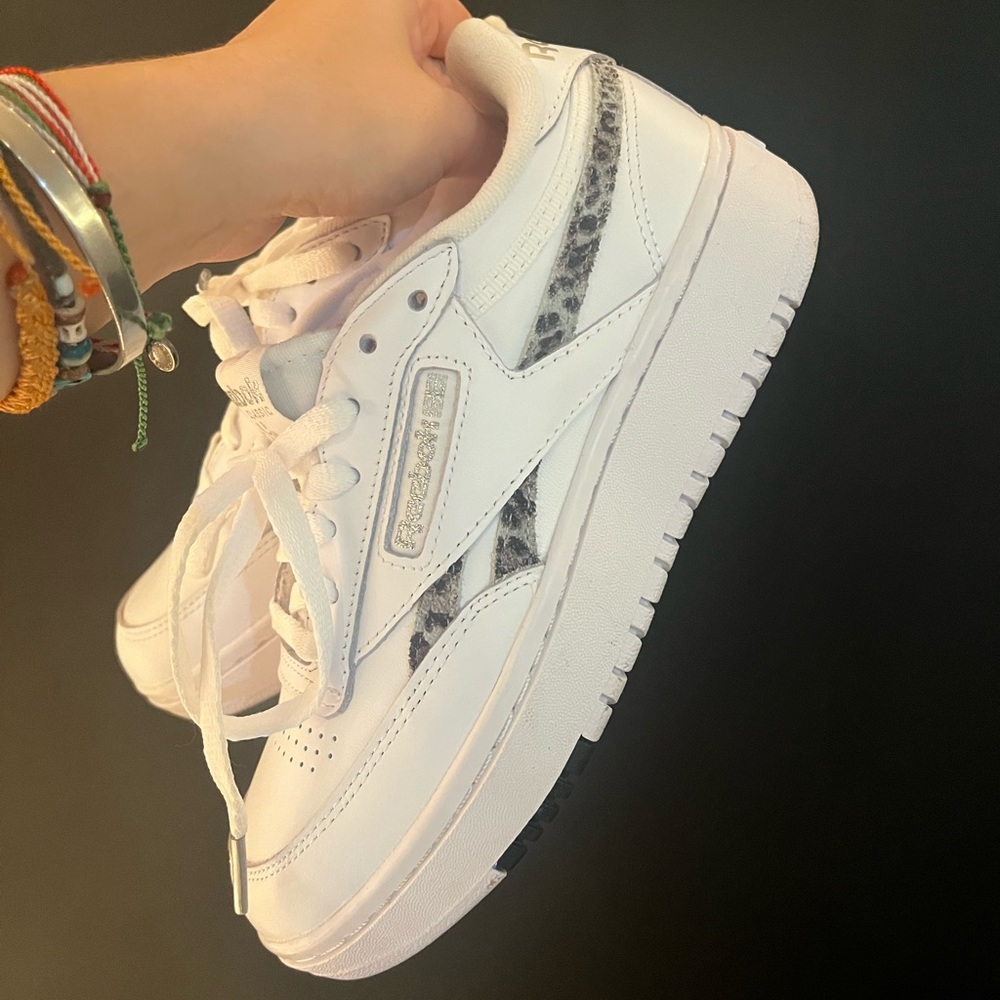 Reebok Club C Leopard Print Sneaker